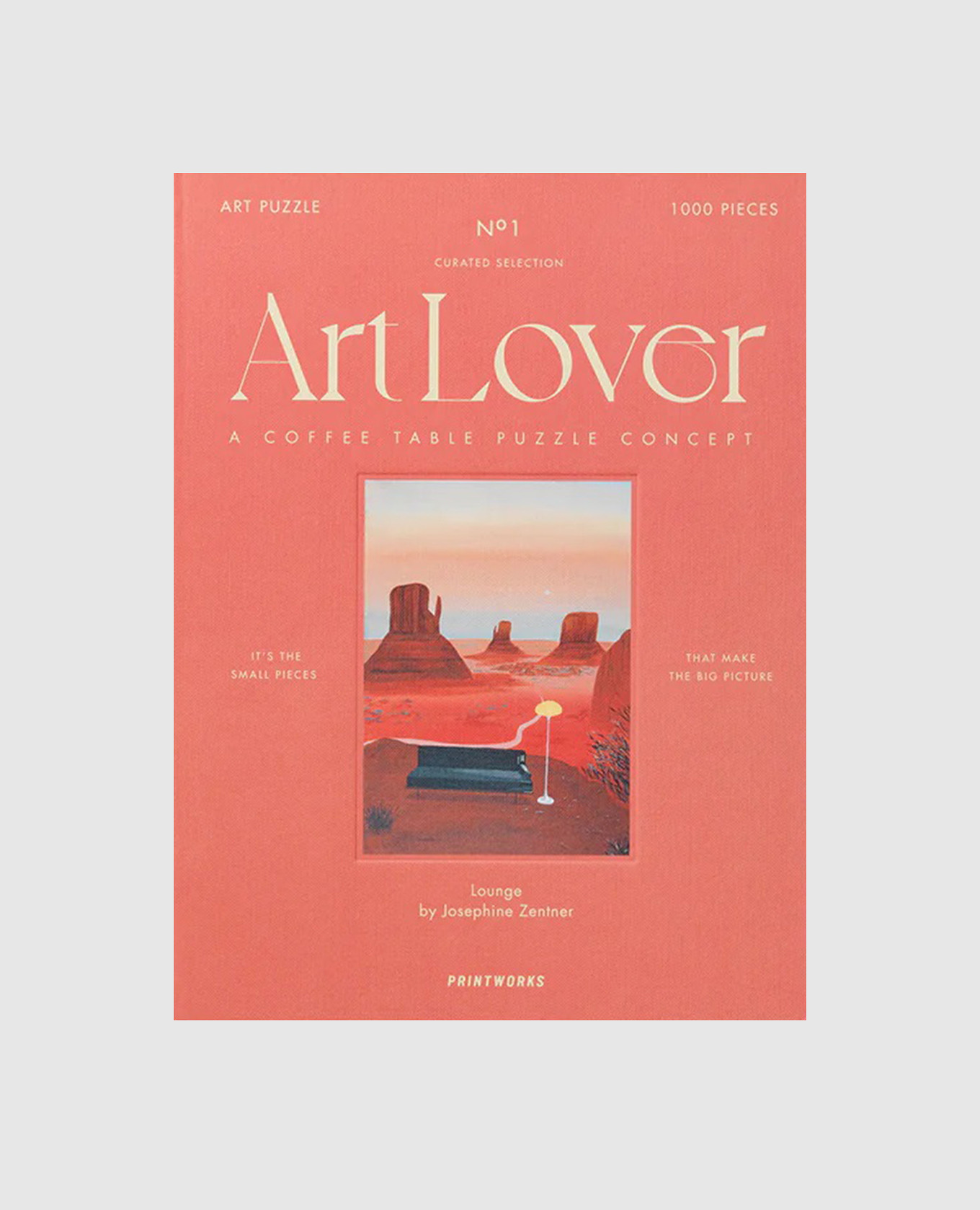 

Puzzle ART LOVER, Morning Fields 1000 pcs Printworks, White