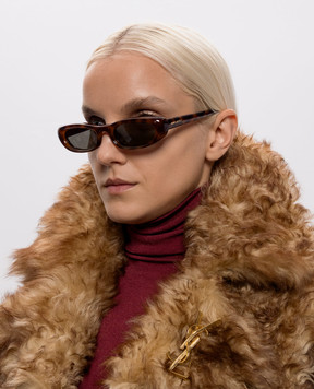 Saint Laurent Brown sunglasses 557 SHADE PLUMP A003CXY9958