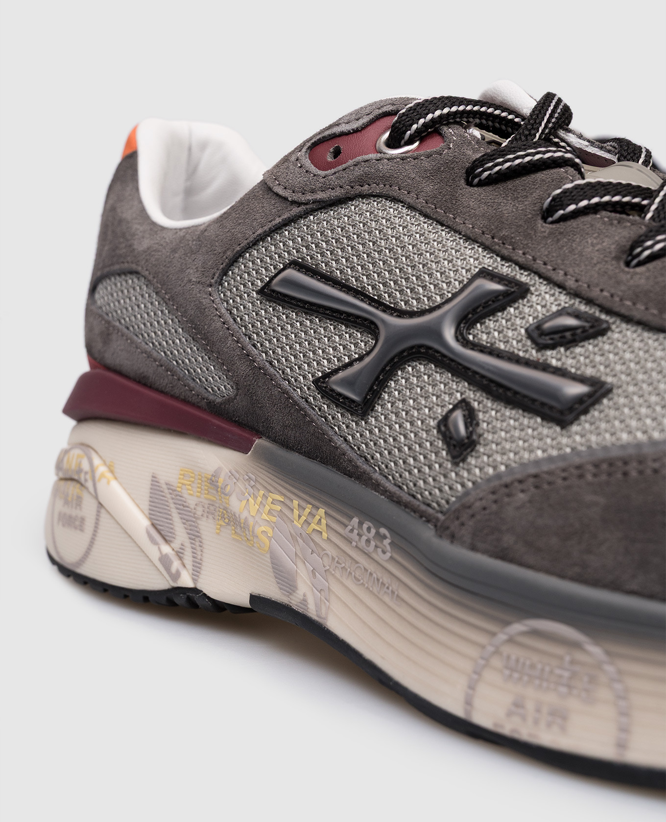 

Gray combination sneakers MOERUN Premiata, Grey