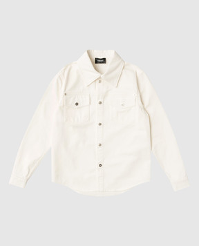 Versace Children's white denim shirt 10229311A16917