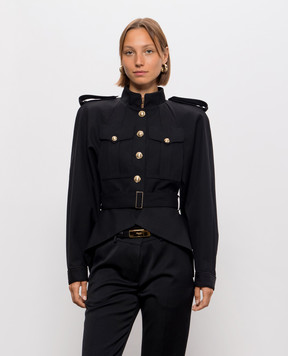 Balmain Black wool jacket JA0000000050