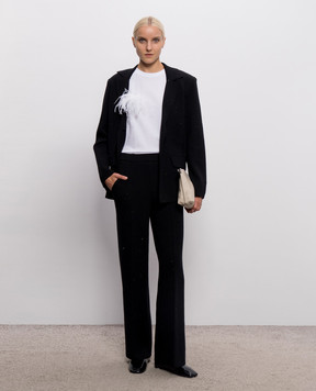 Twinset Black jacket with sequins 262LI3PAA