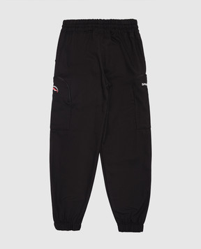 Sprayground Bear In The Pocket Kids Black Joggers SPY1392