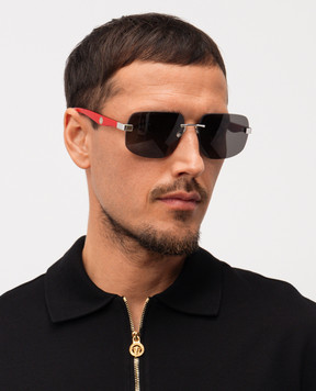 Stefano Ricci Prestige silver sunglasses SG32PMEWOOD