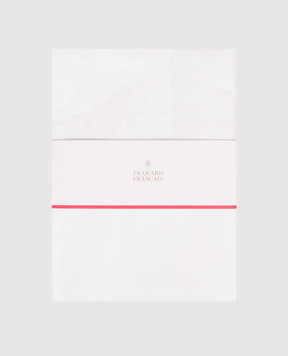 Le Jacquard Fraincais White Siena tablecloth with pattern 17017