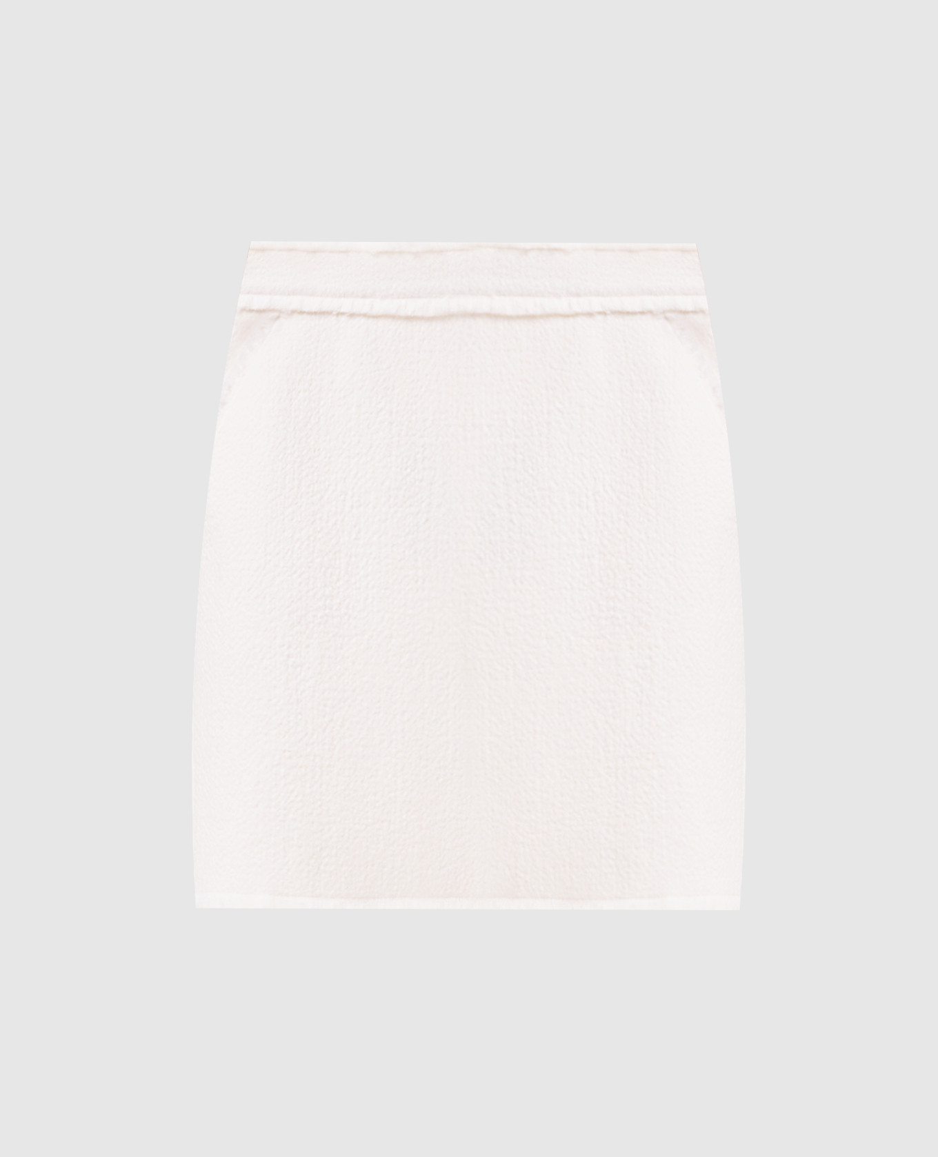 ABILE ivory wool skirt