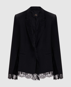 Twinset Black jacket with lace 262AT2070