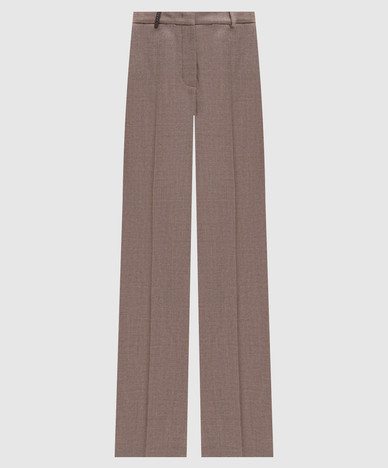 Beige Wollhose