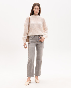 CITIZENS OF HUMANITY Faye grey distressed jeans 22813010