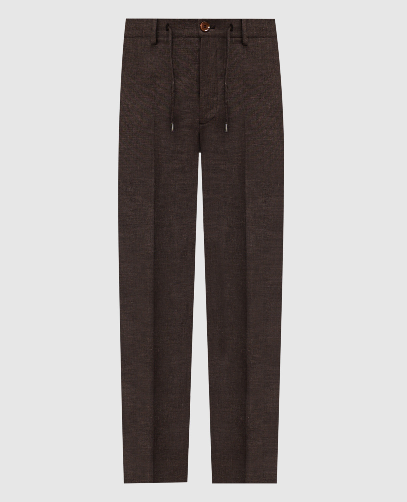 Brown linen pants