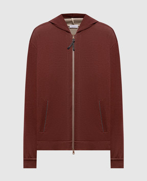 Brunello Cucinelli Brown sports jacket with silk MD828SB806