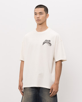 AMIRI HOLLYWOOD T-shirt in ivory color AMTOJR1189