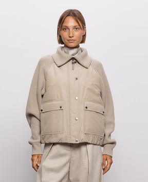 Brunello Cucinelli Beige down jacket MH5257294