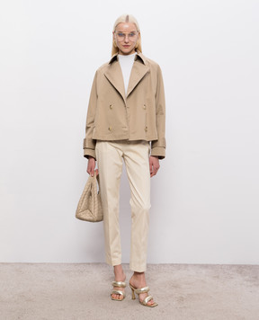 JOSEPH Beige cropped trench coat Zago JF009689