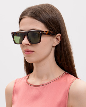 Tom Ford Cyrus brown sunglasses FT1337F