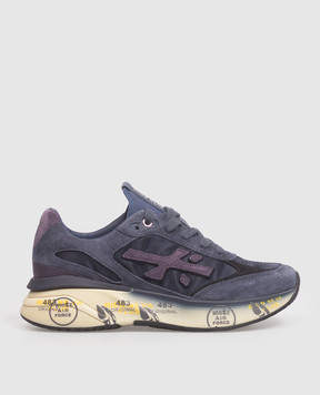 Premiata Blue Moerund combination sneakers MOERUND8566
