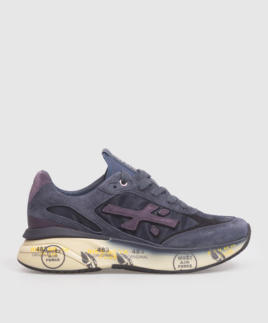 Blue Moerund combination sneakers
