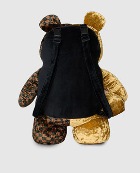 Sprayground GOLDEN DYNASTY children's velour backpack 910B9342NSZ