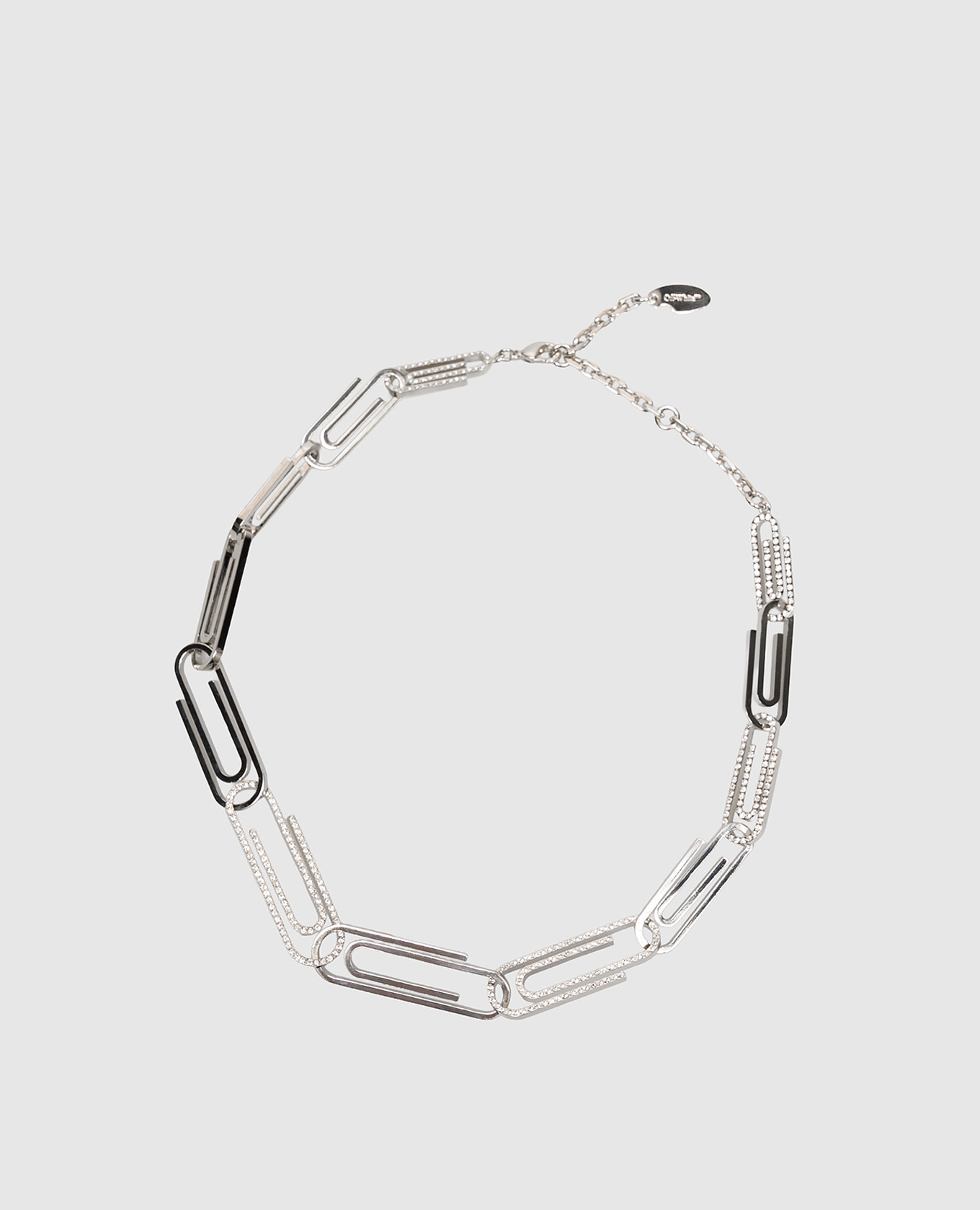 Silver Paperclip Necklace