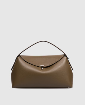 Toteme Khaki leather bag 234WAL961LE0030