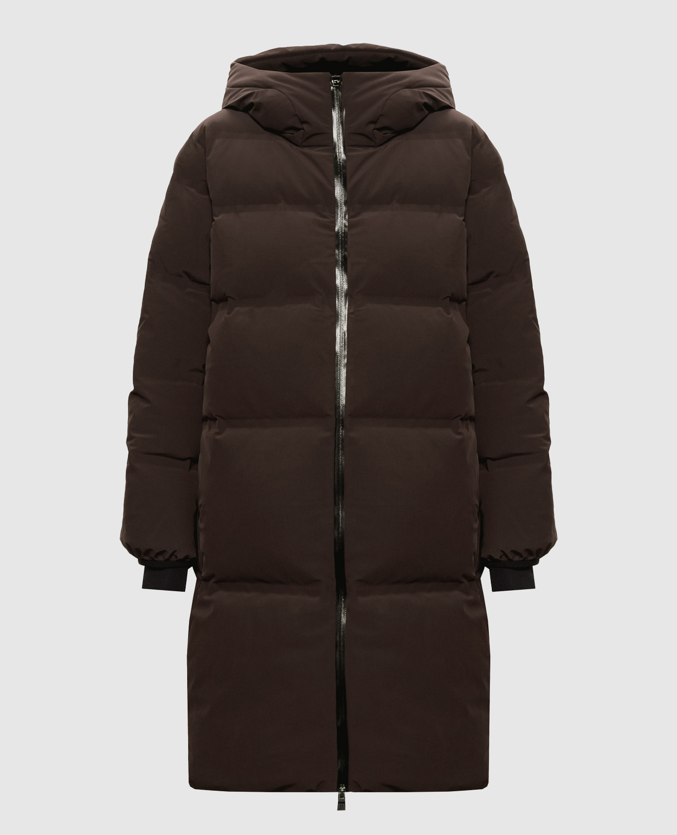 Brown down jacket