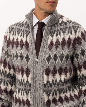 Peserico Burgundy wool tie R73001C002710