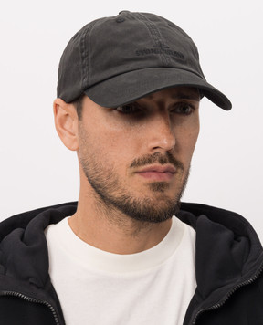 Stone Island Black cap with logo embroidery L2S159100007S0106
